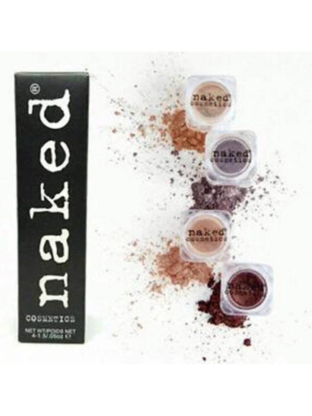 Naked Cosmetics Eyeshadow Pigment Set Loose 4 Stackable Sierra